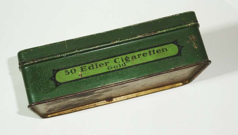 Lesmona Cigaretten Edler Bremen Blechdose alte Zigarettendose 