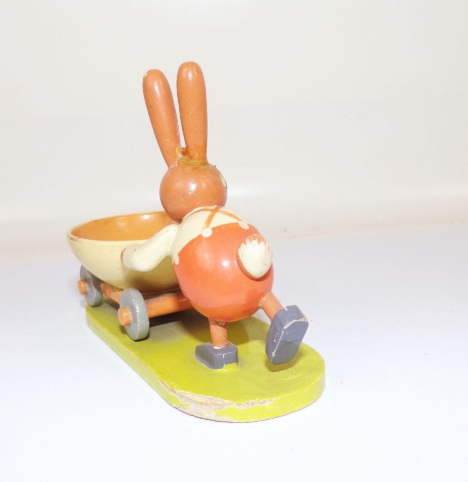 Alter Osterhase Eierbecher Tischdeko Ostern Schale 