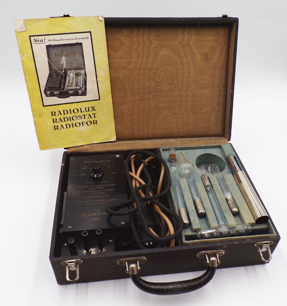 Altes Radiostat Reizstromgerät Strahlenapparat Hochfrequenz 