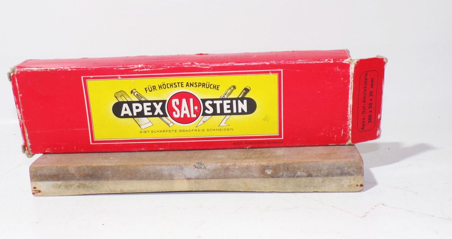 Apex Sal Stein Abziehstein Schleifstein OVP