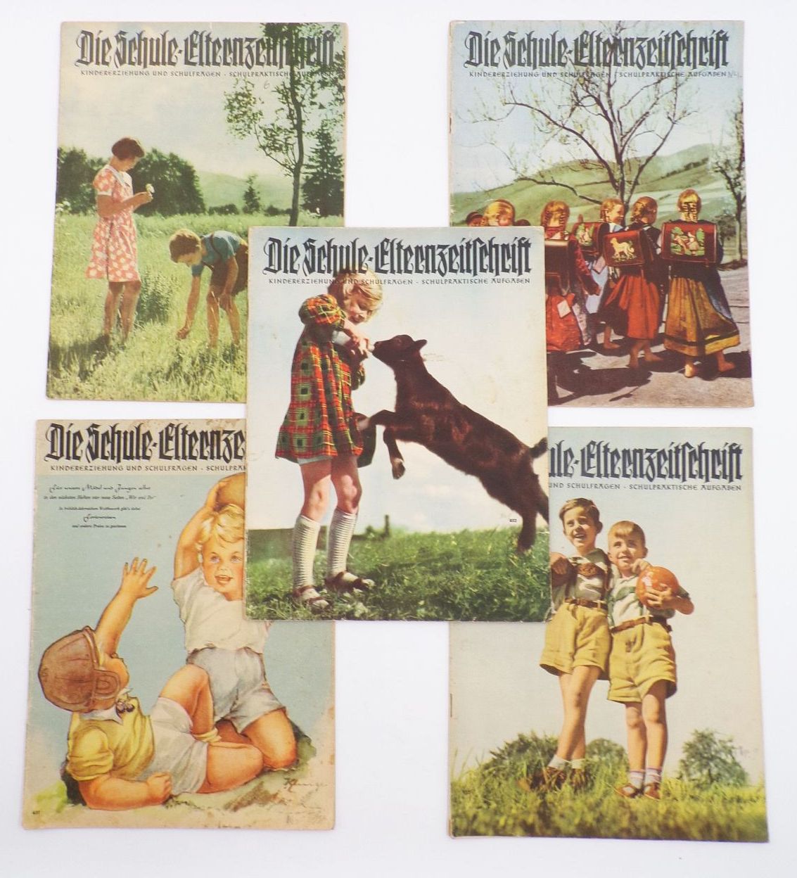 Die Schule Elternzeitschrift Kindererziehung Schulfragen 1951 u 1952