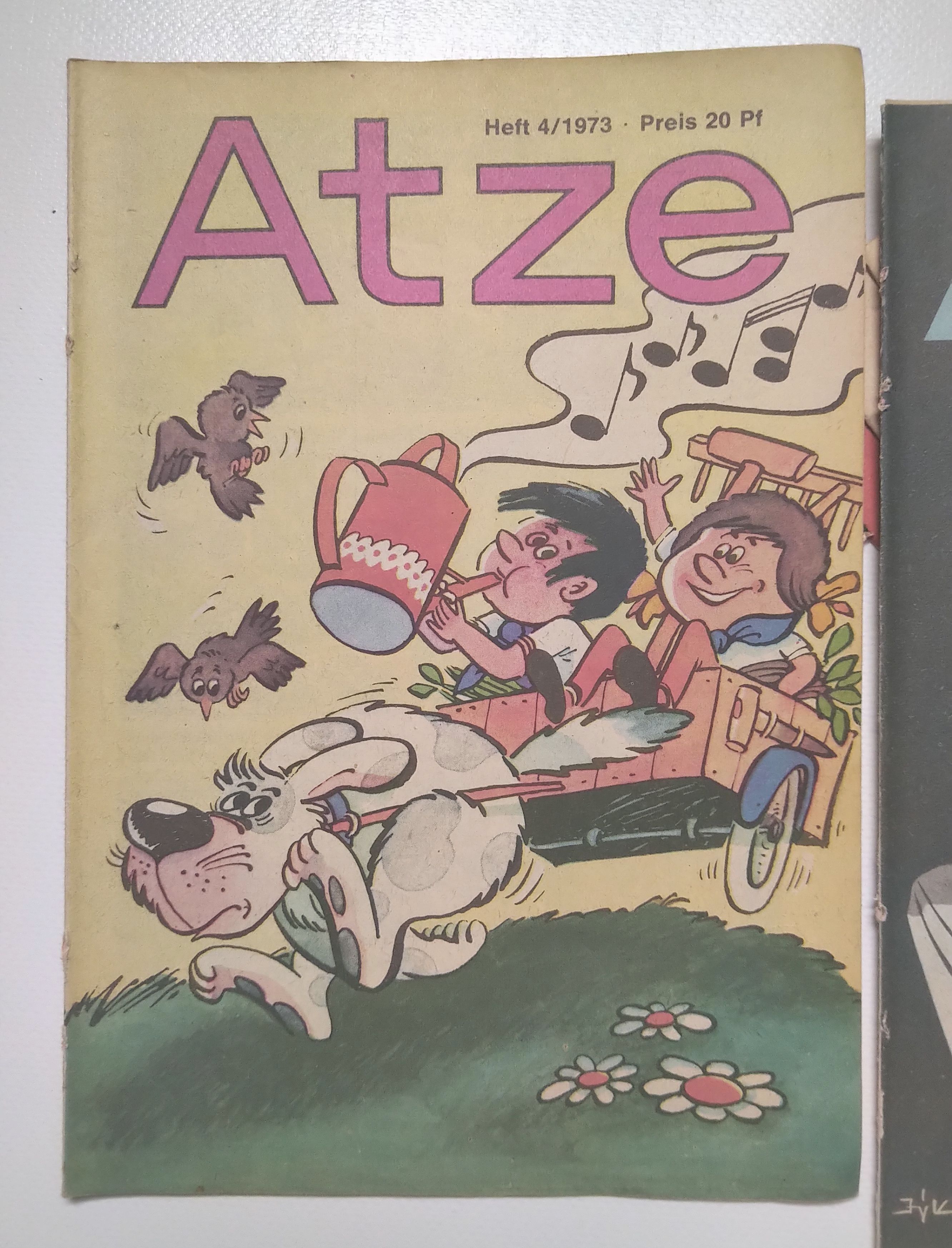 Atze Hefte Original DDR Kinderheft 12 Hefte Jahrgang 1973 Atze Hefte Original DDR Kinderheft 12 Hefte Jahrgang 1973