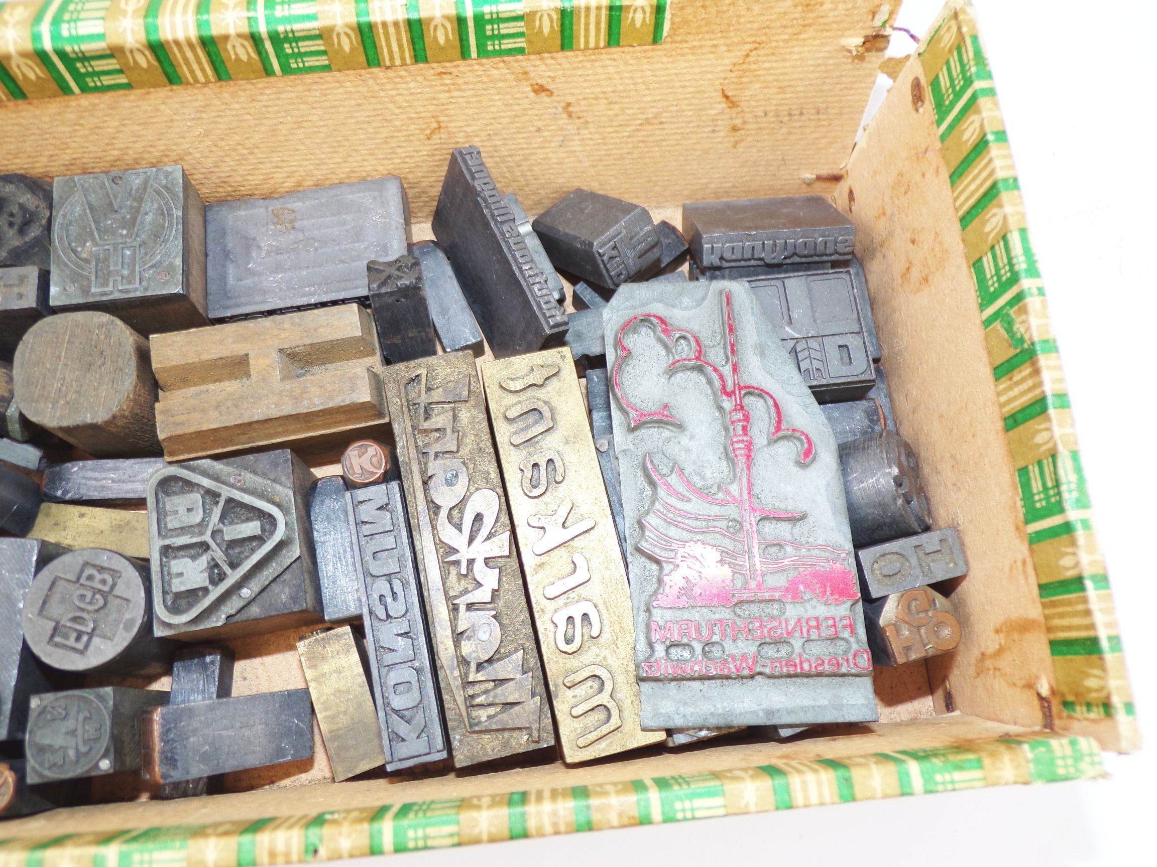 Konvolut DDR Klischee Druckstöcke Konsum FDGB Ifa HO Markant IKA 