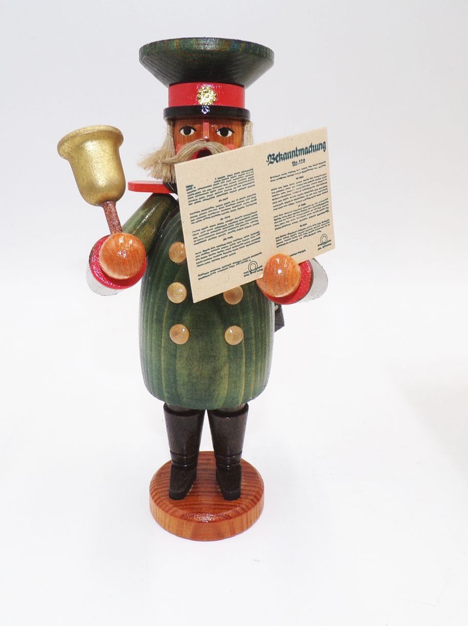 Alter Erzgebirge Räuchermännchen Dorfschulze DDR mit Originalkarton Alter Erzgebirge Räuchermännchen Dorfschulze DDR mit Originalkarton