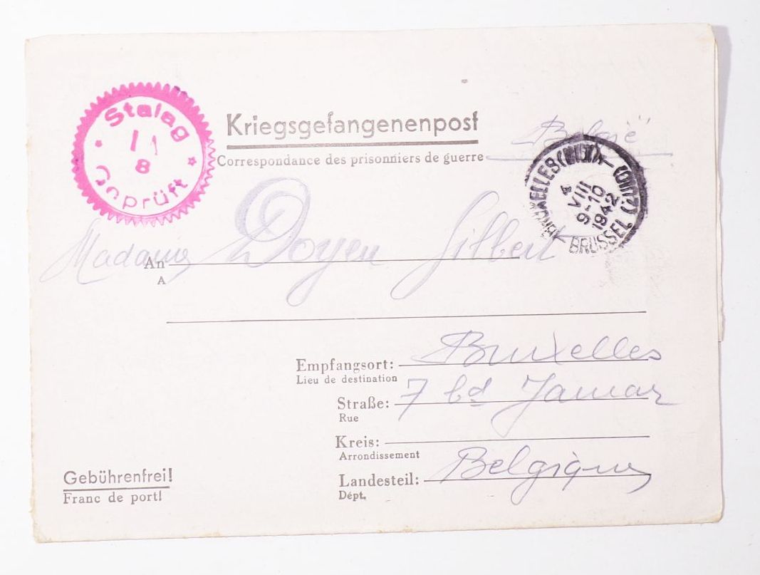 Konvolut Kriegsgefangenenpost 1942 Stalag IA 8 Stablack Ostpreußen 