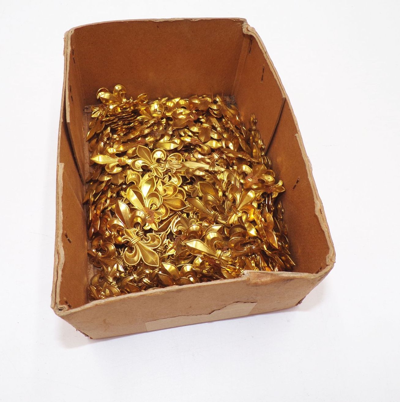 Zierapplikationen Lilie Frankreich Wappen Gold Basteln Dekorieren 