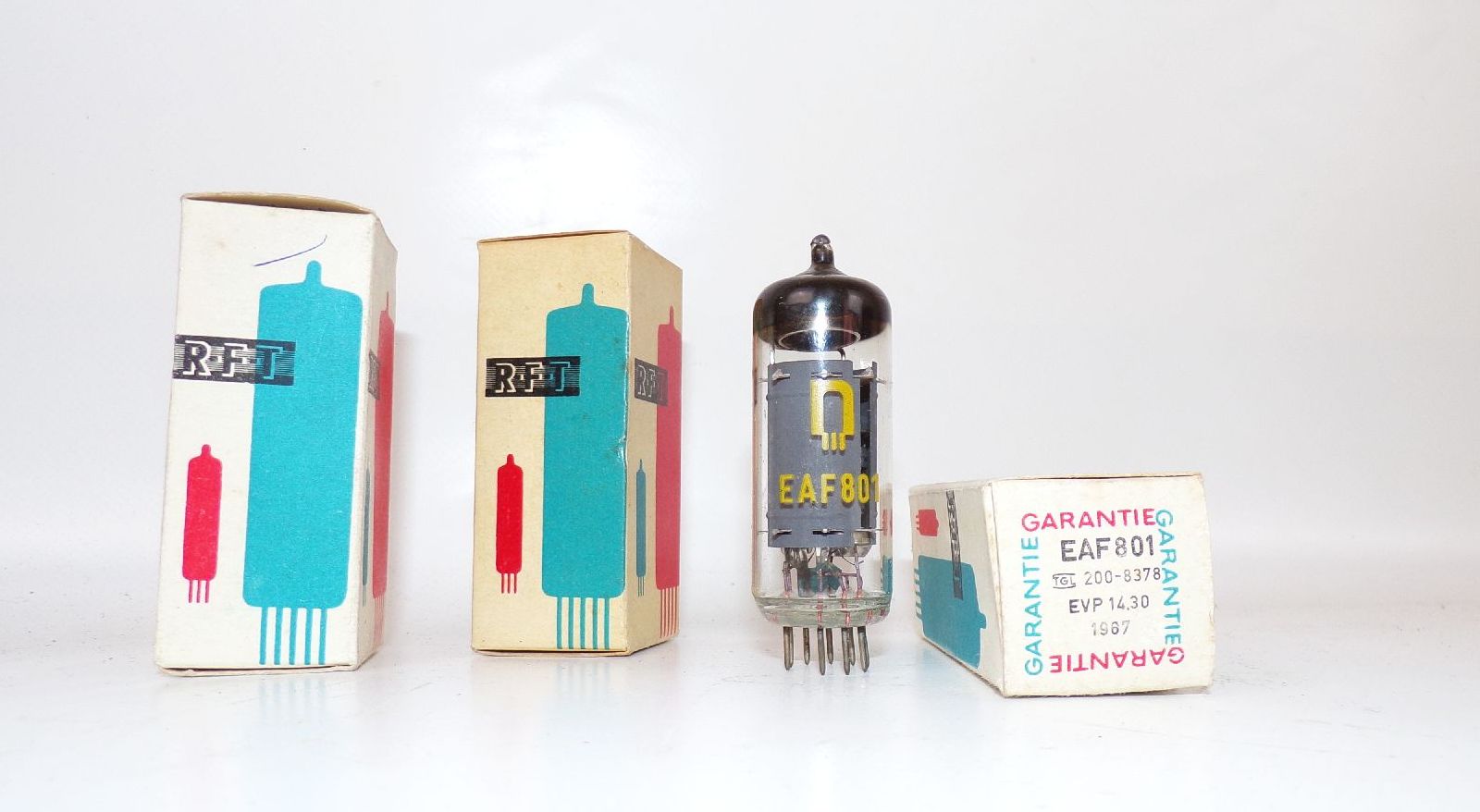 Radiorröhre RFT EAF801 Röhre 5 Stück tubes 