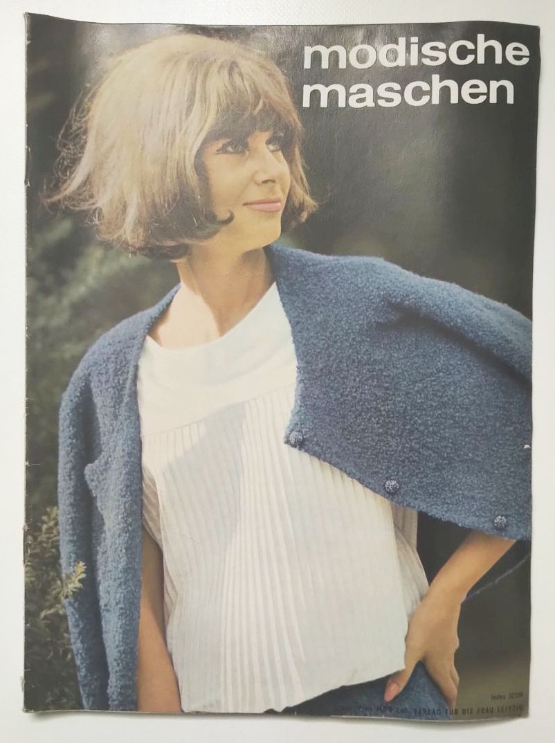 Modische Maschen 1965 Nr 1 mit Schnittmuster DDR Modezeitschrift