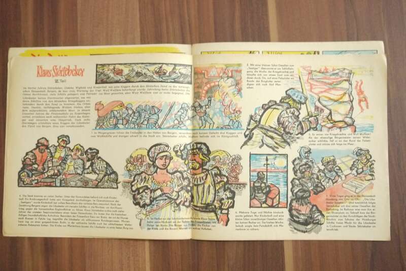 Atze Heft 2 Jahrgang 1961 DDR Comic Die Rettung