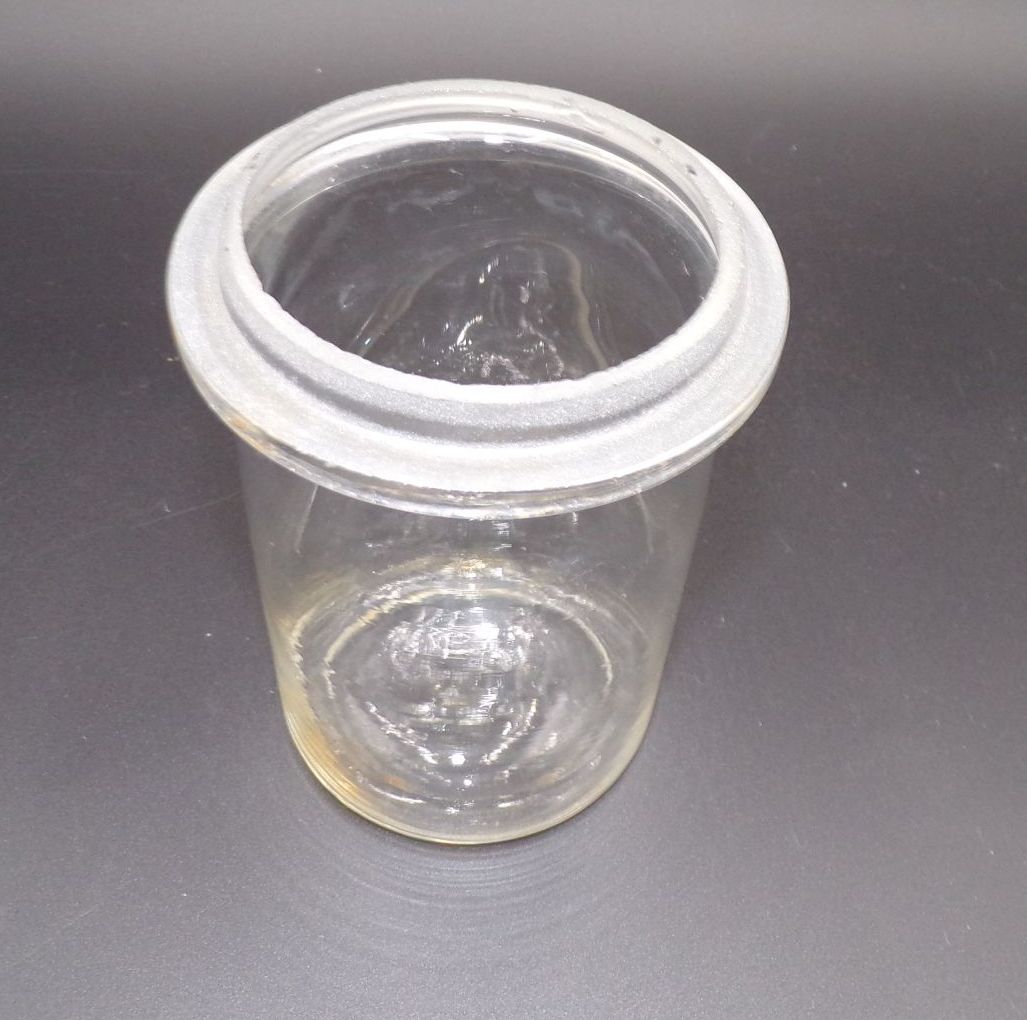 Altes Vorratsglas Frischehaltung Antik Glas Einmachglas Bade Duplex
