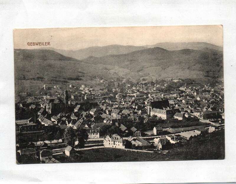Ak Gebweiler 1915 Oberelsaß des Reichslandes Elsaß-Lothringen