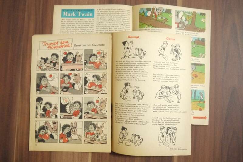 Atze Das Fahrrad Mark Twain 1964 Heft 5 DDR Zeitschrift Kinder Comic