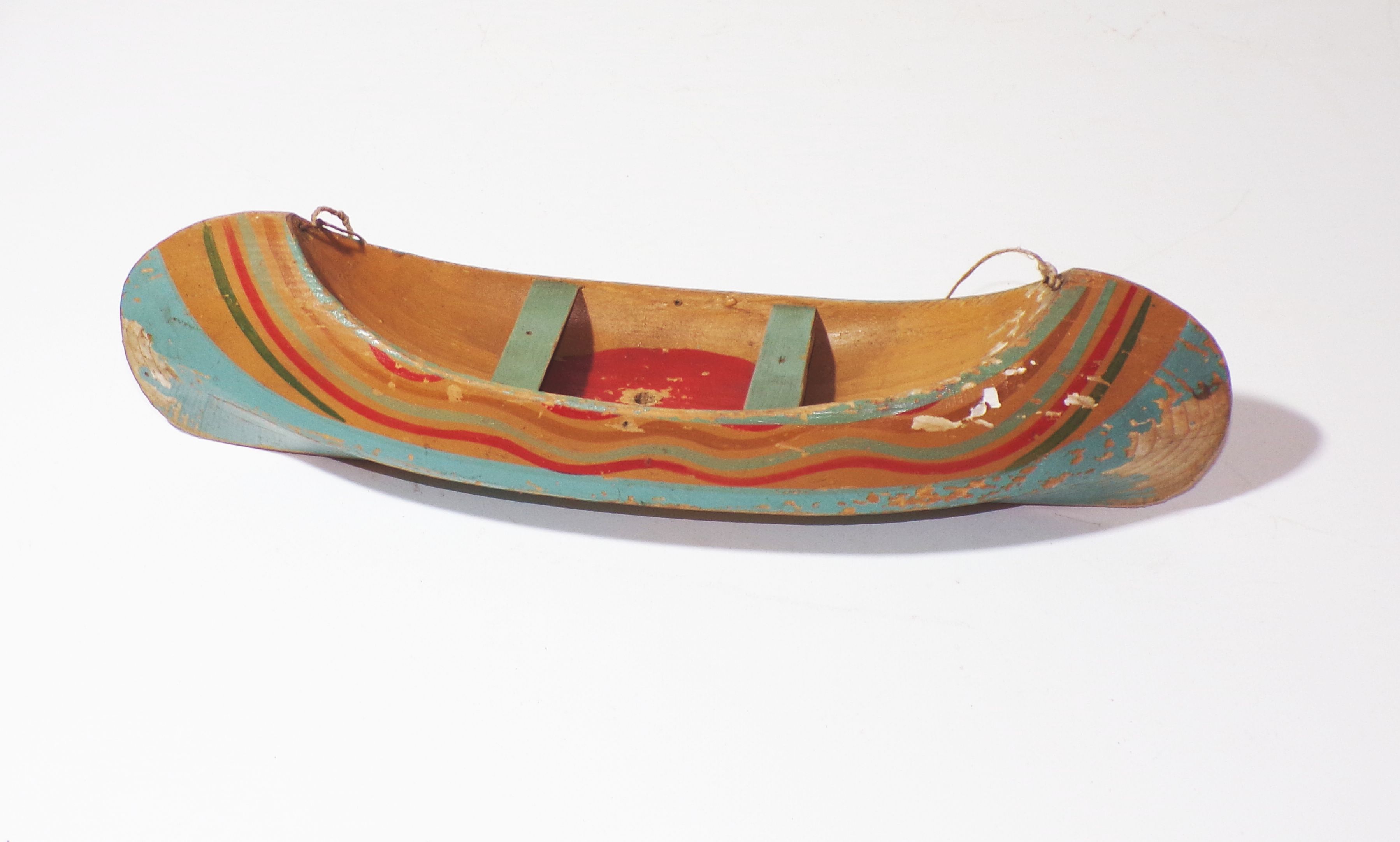 DDR Indianer Holzboot Kanu Wildwest Holz Spielzeug DDR Indianer Holzboot Kanu Wildwest Holz Spielzeug