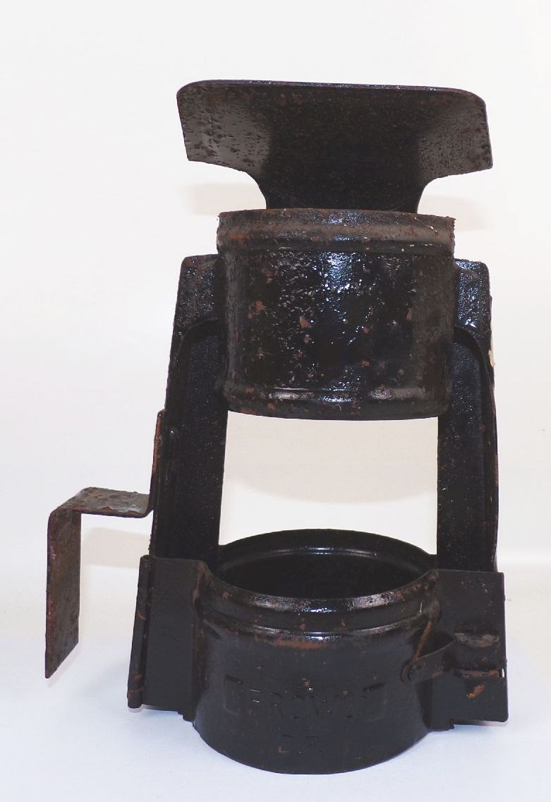 Alte Frowo Gespannleuchte Metall Petroleumlampe Metall Einsatz 