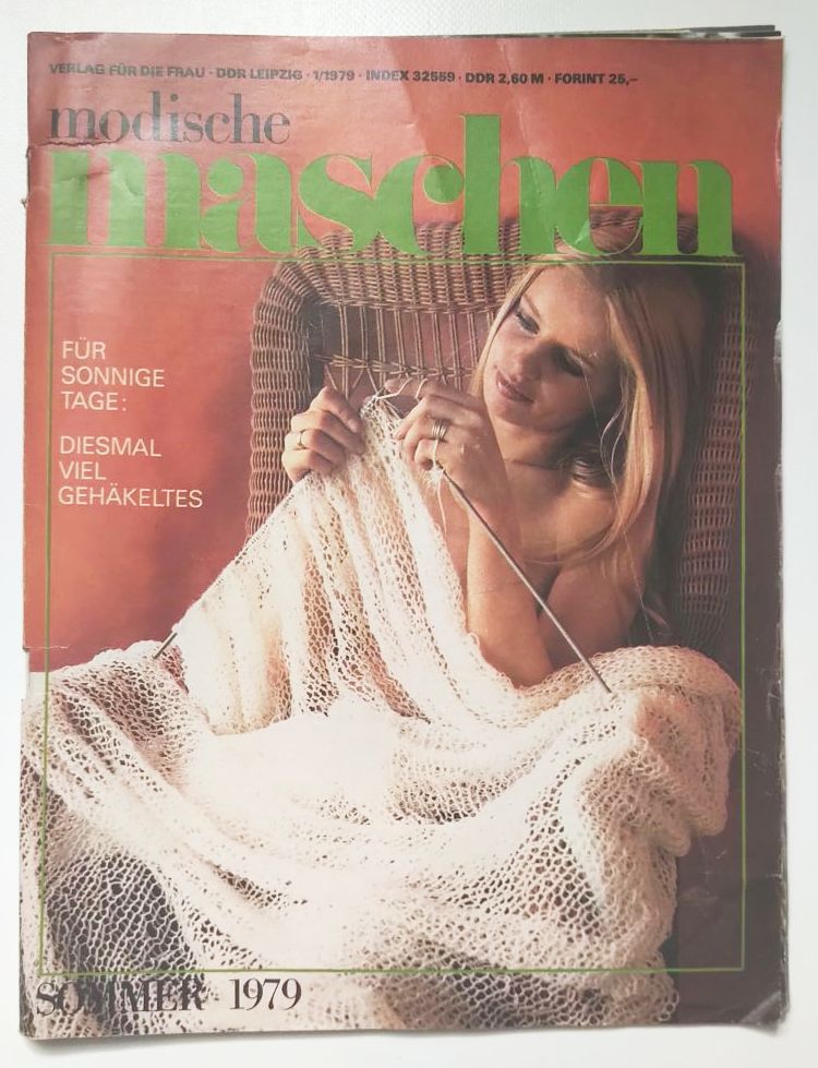 Modezeitschrift Modische Maschen 1979 Nr 1 mit Schnittmuster