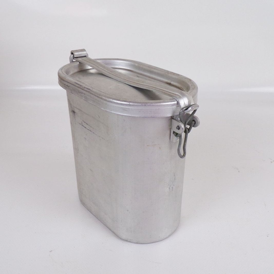 Camping Essenbehälter DDR Aluminium Feldgeschirr Behälter Box