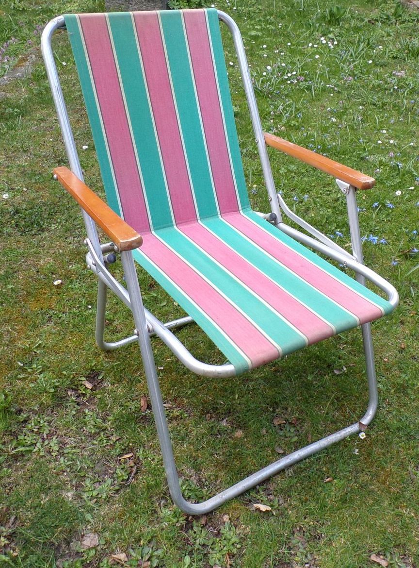 Old Campingstuhl Klappstuhl DDR Retro Look GDR vintage