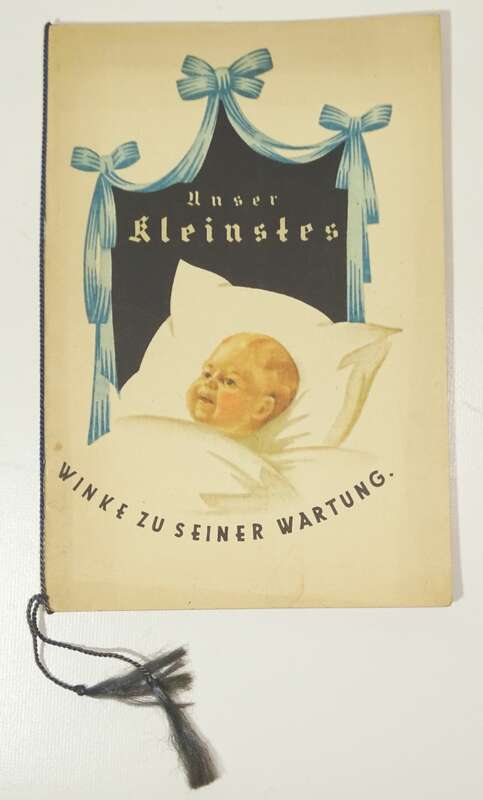 Werbe Heft Unser Kleinstes Winke zu seiner Wartung Henkel Cie 1925er