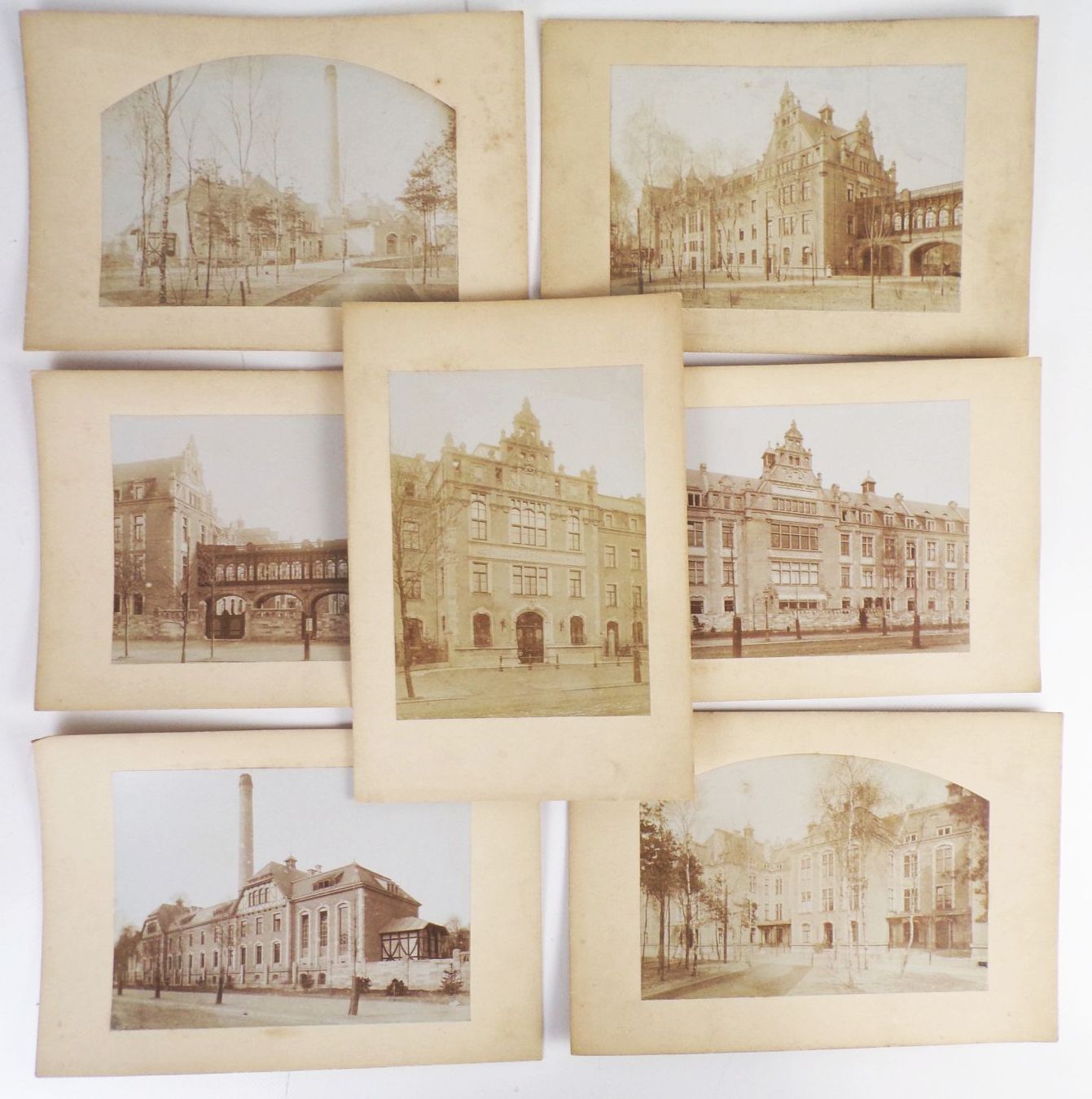 7 x Fotos Dresden Frauenklinik um 1900 