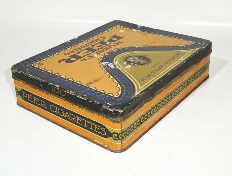 Muratti Peer Cigarettes Zigaretten 100er Blechdose Alt 