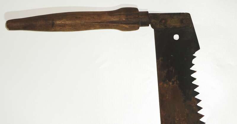 Alte Schrotsäge Hochzeitssäge 114 cm Zweimannsäge Deko Hochzeit 