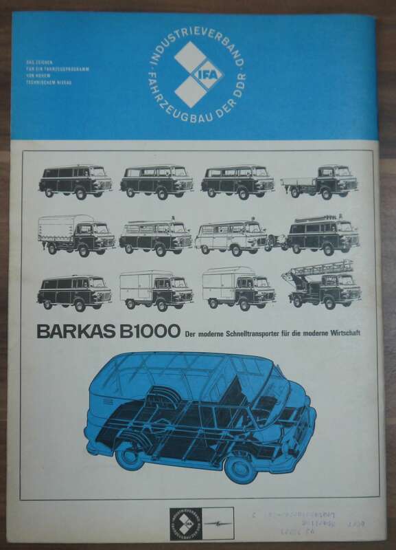 10000 km mit dem Sperber KFT Zeitschrift Februar 1968 BARKAS B1000 VEB Verlag Technik