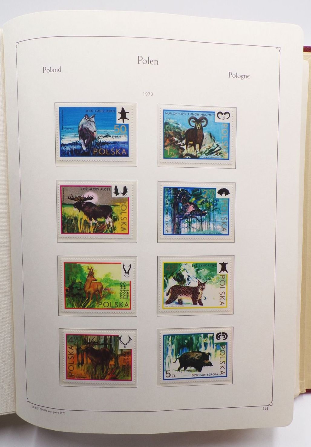 Polen Briefmarkenalbum 1966 bis 1974 Polen Briefmarkenalbum 1966 bis 1974