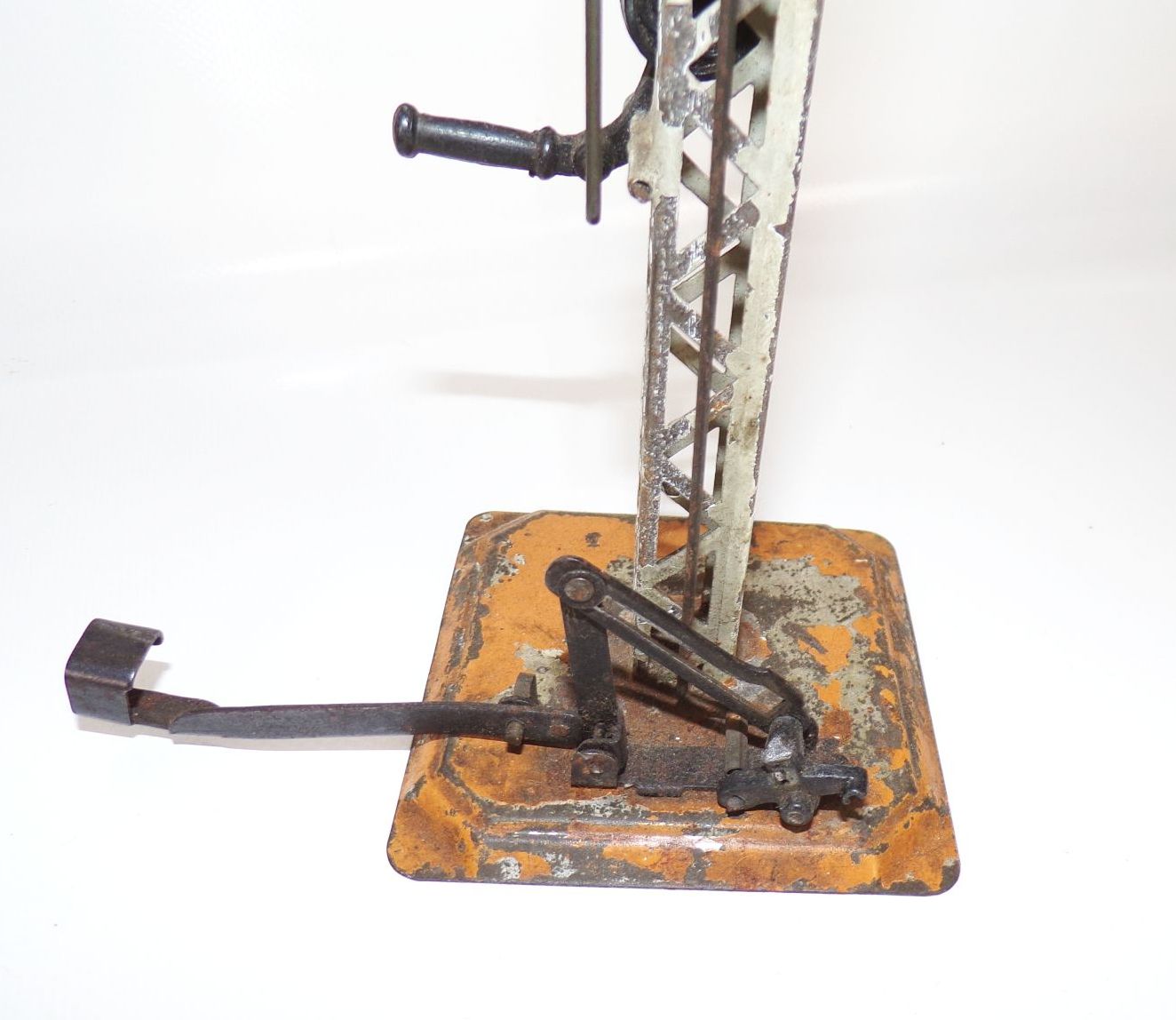 Altes Bing Eisenbahn Signal Spur 1 Blechspielzeug Petroleumlaternen 