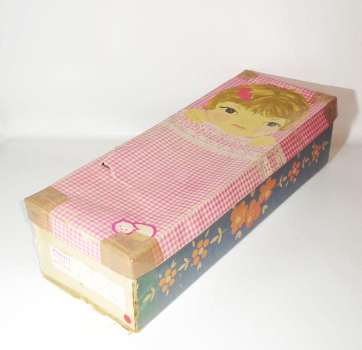 DDR Puppe Pummel Babypuppe 1971 mit OVP und Kleidung 