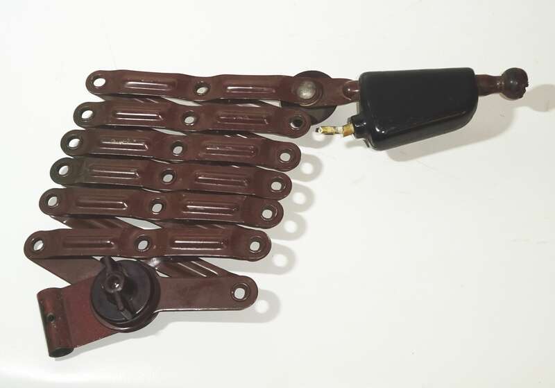 Alte Schere für Scherenlampe Zweckleuchtenbau Ersatzteil Leuchte 