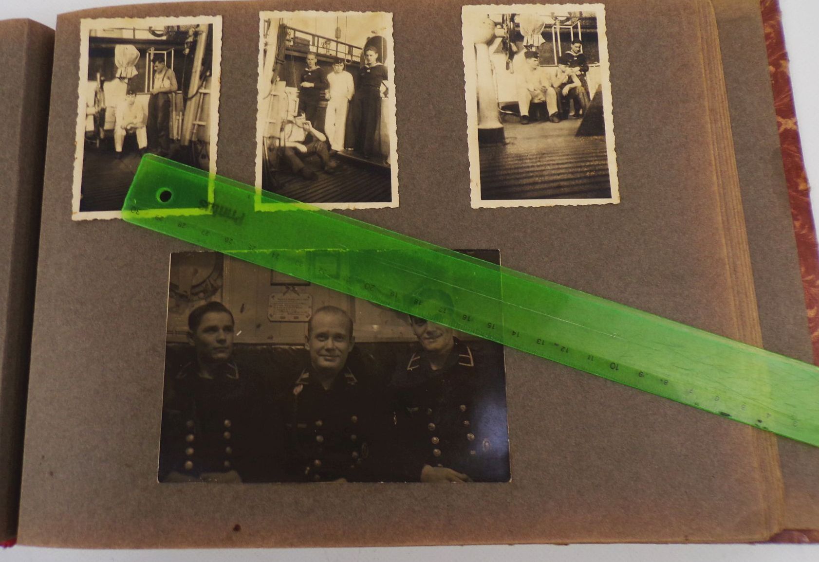Marine Fotoalbum 2 Wk Schiffe Libau Norwegen Fjorde Matrosen WW2