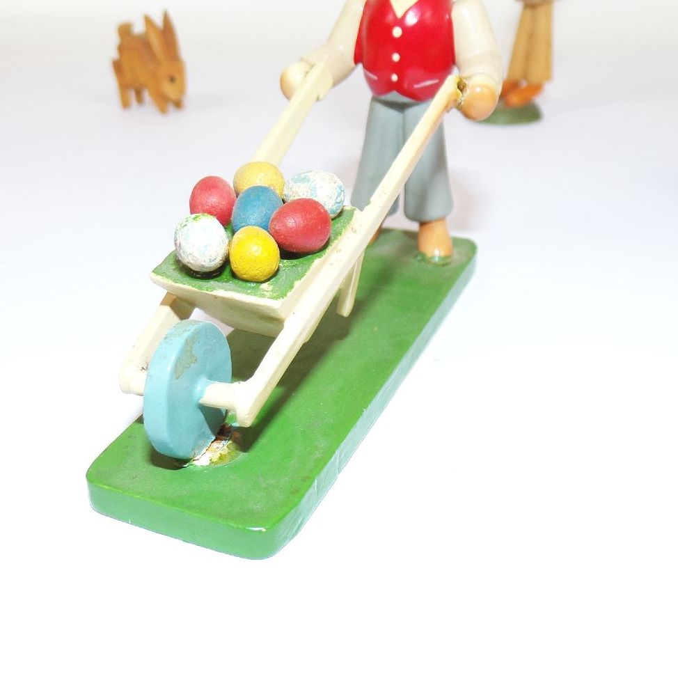 Lot Erzbirge Osterschmuck Küken Hasen Tischschmuck