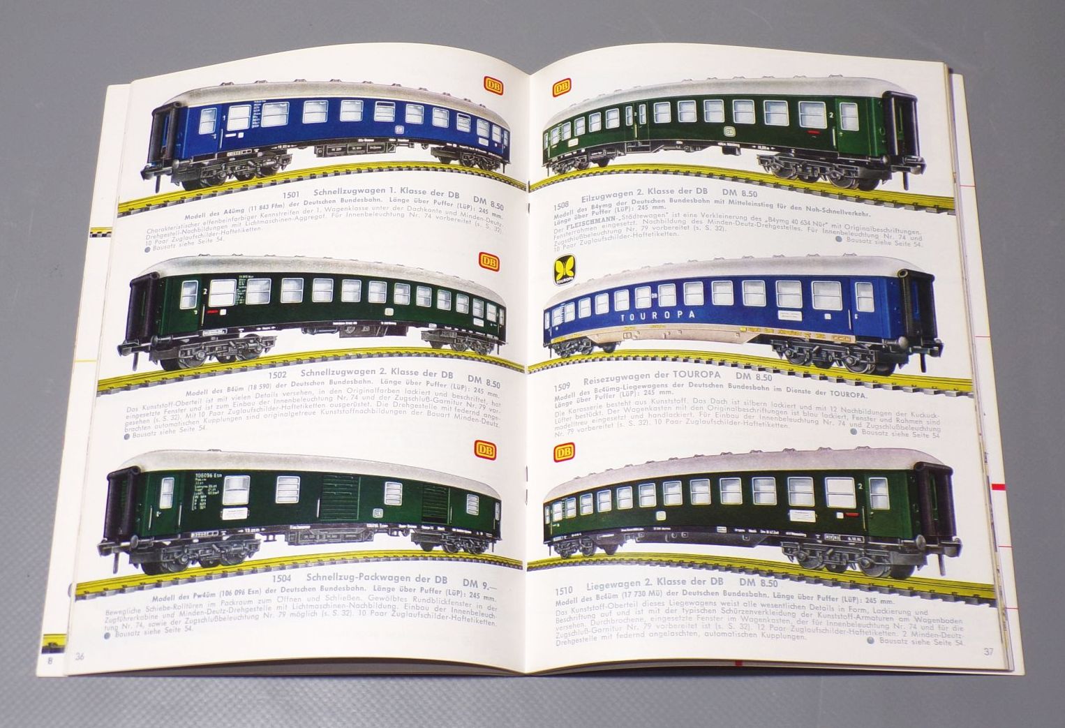 Fleischmann Katalog 1964 1965 International 