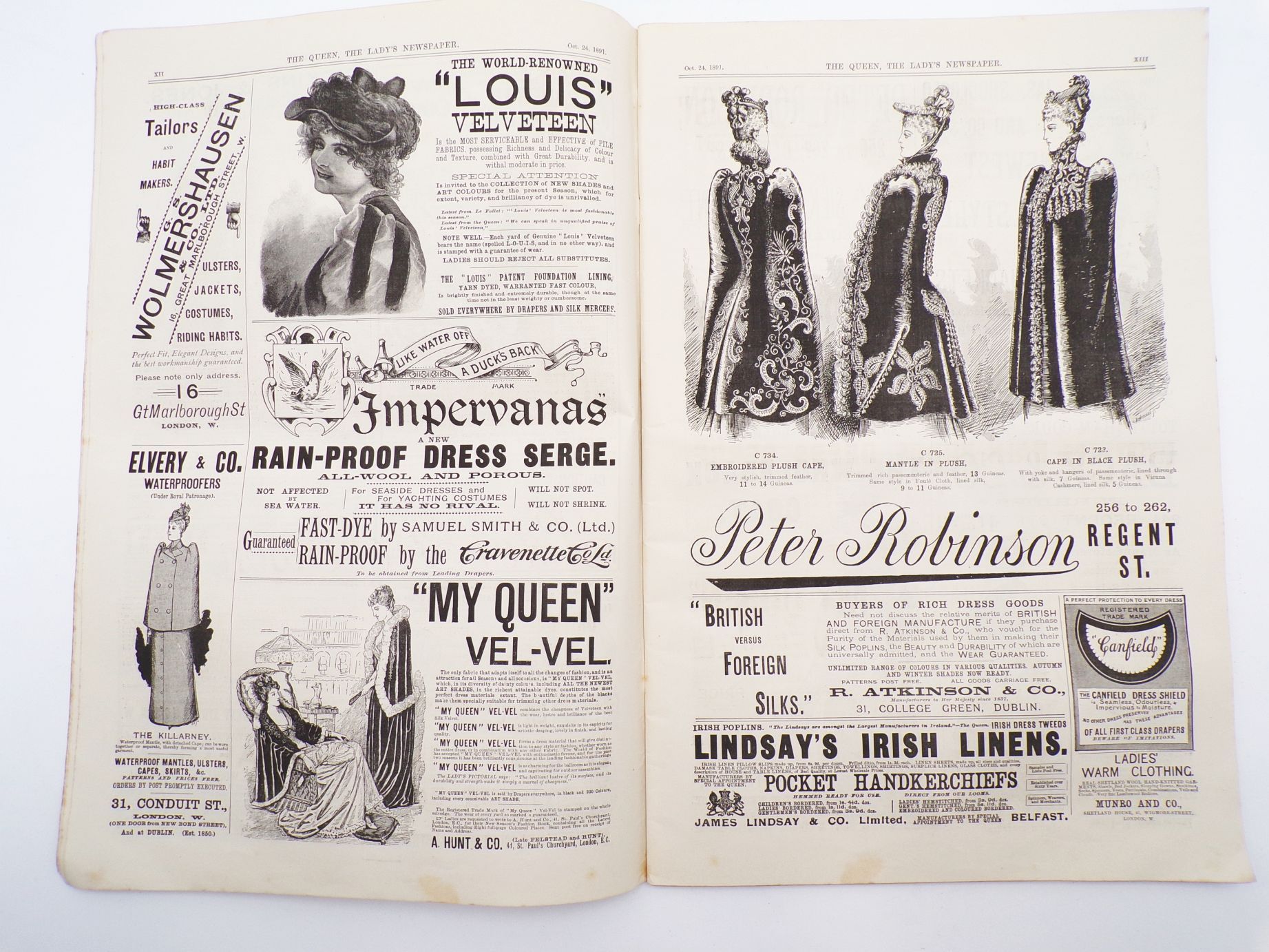 The Queen The Lady Newspaper 1891 No 2339