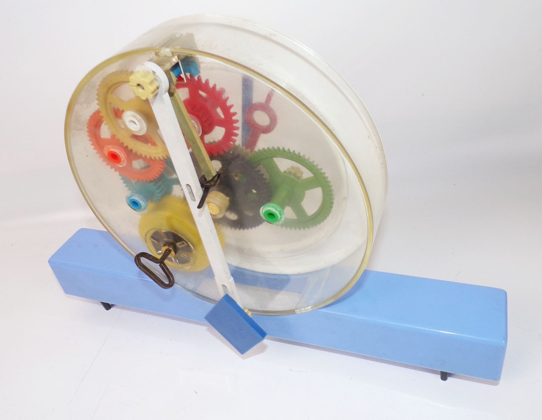 Prefo Plastic chronomatic DDR Spielzeug Schauuhrwerk OVP Lernuhr