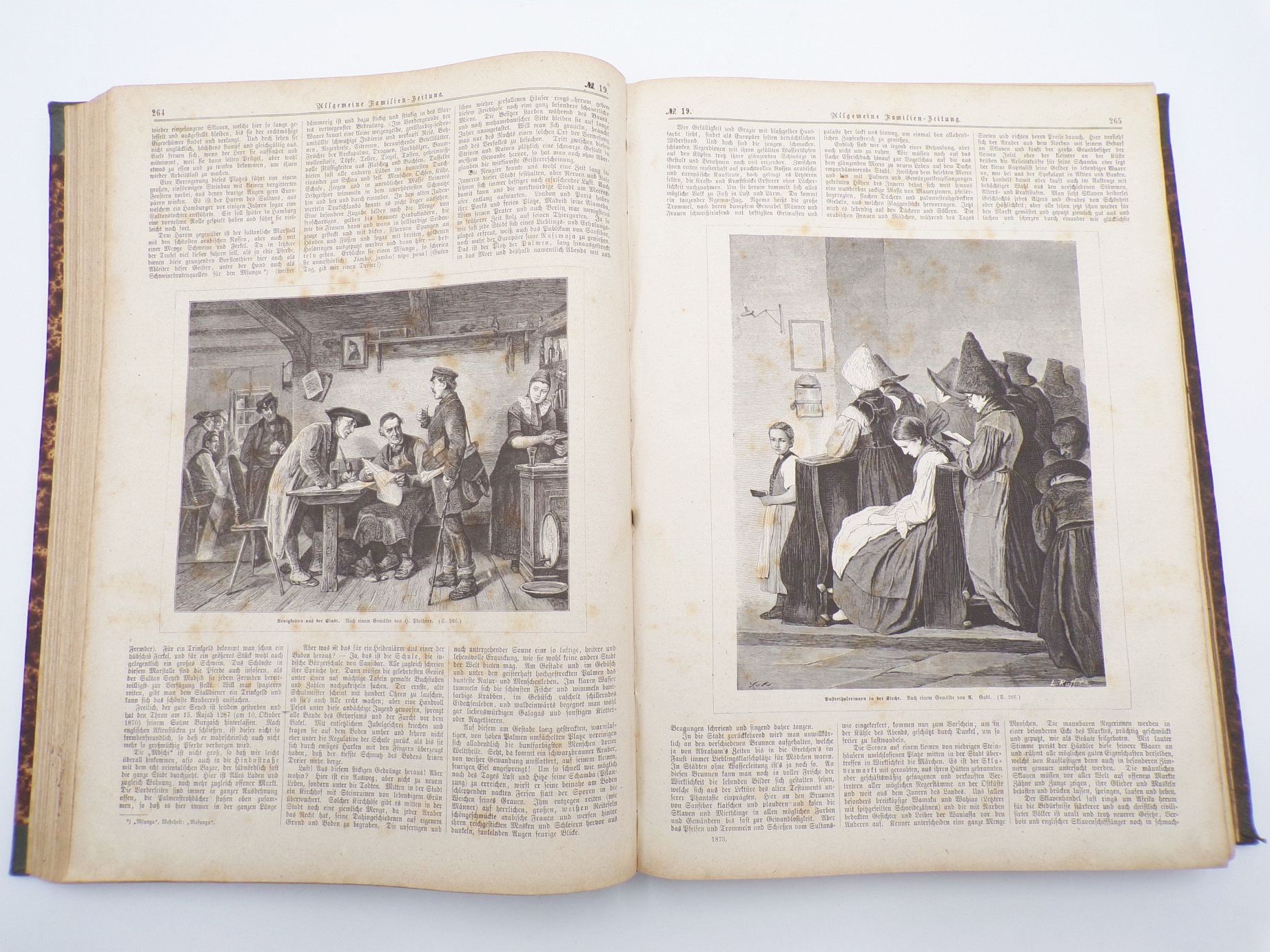 Allgemeine Familien Zeitung 1873 Jahrgang illustriert 