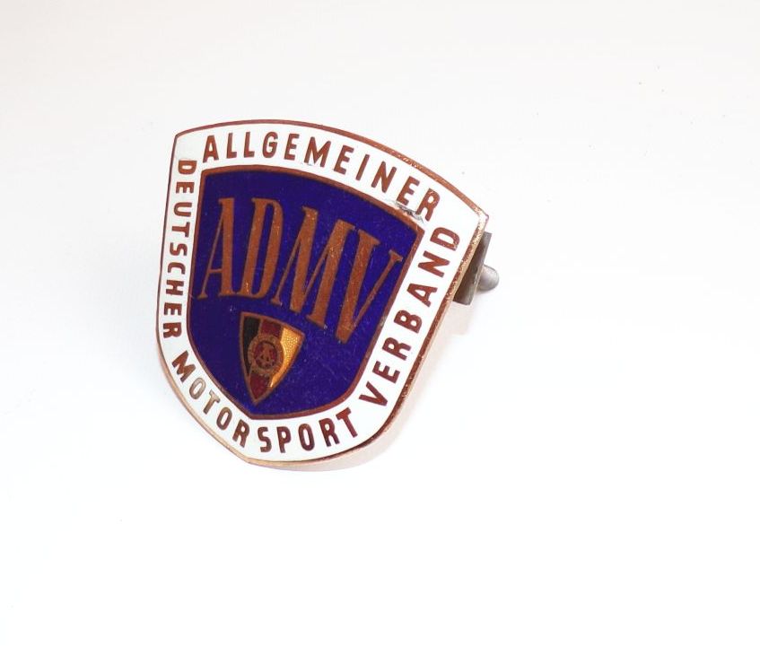 AMDV Plakette DDR Emaille Kühlergrill GDR Wartburg Trabant Oldtimer Rallye AMDV Plakette DDR Emaille Kühlergrill GDR Wartburg Trabant Oldtimer Rallye