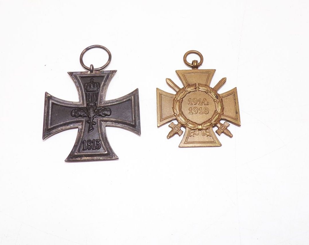 Eisernes Kreuz 2 Klasse und Ehrenkreuz für Frontkämpfer 1 Wk WW1