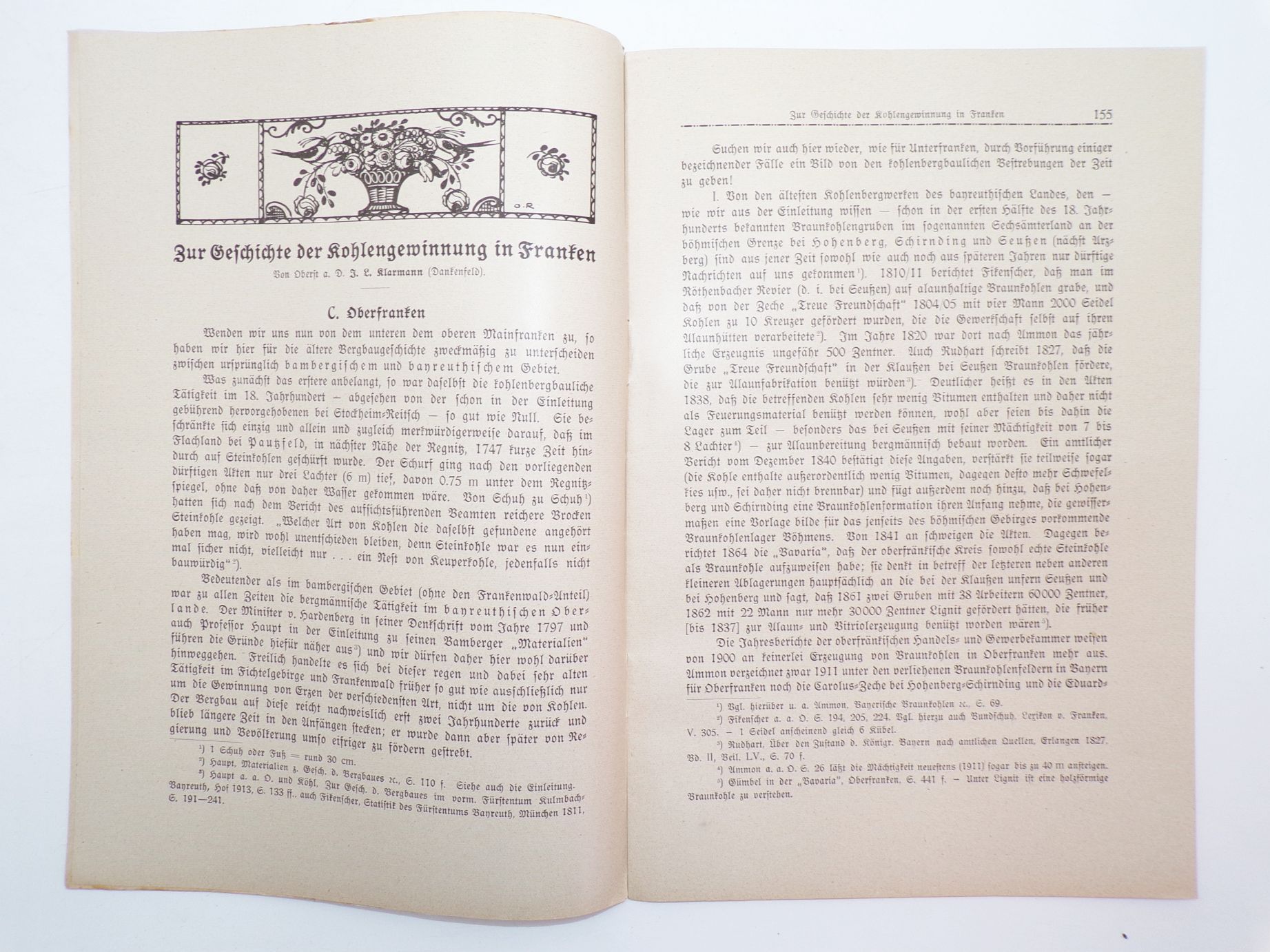 Frankenland Illustrierte Zeitschrift für alle Franken und Frankenfreunde 1914 bis 1921