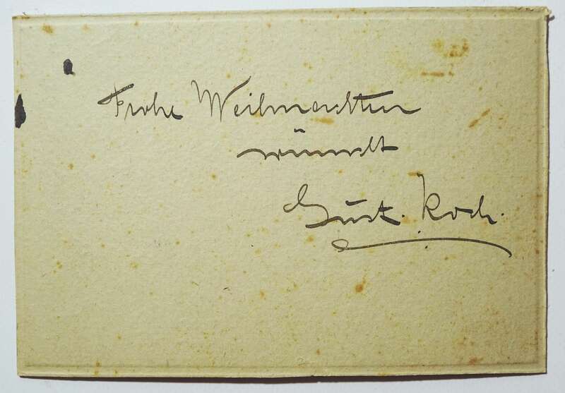 Foto Gustav Koch beim pendeln Autor Der Pendelspiritist Okkult Autograph