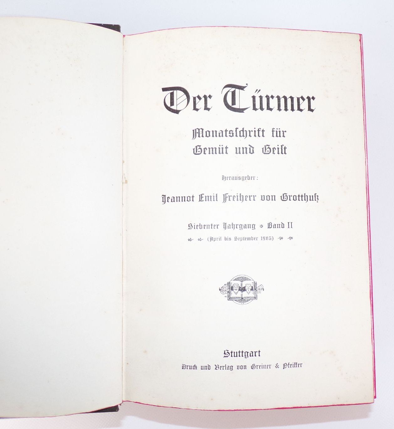 Der Türmer Band 2 Monatsschrift für Gemüt und Geist 1905 Der Türmer Band 2 Monatsschrift für Gemüt und Geist 1905
