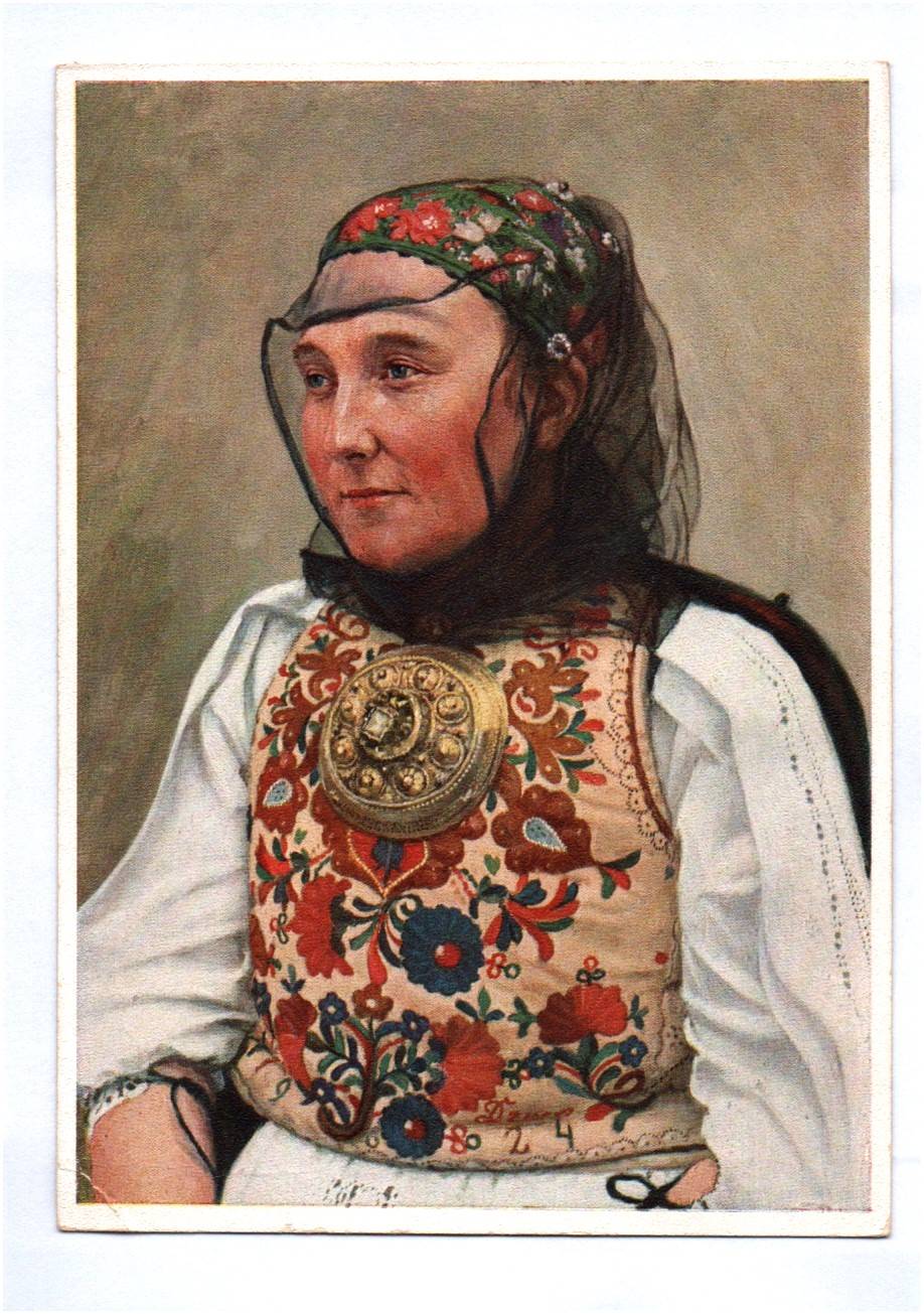 Ak Siebenbürgen Sächsische Volkstracht um 1935 Trachten Rumänien 