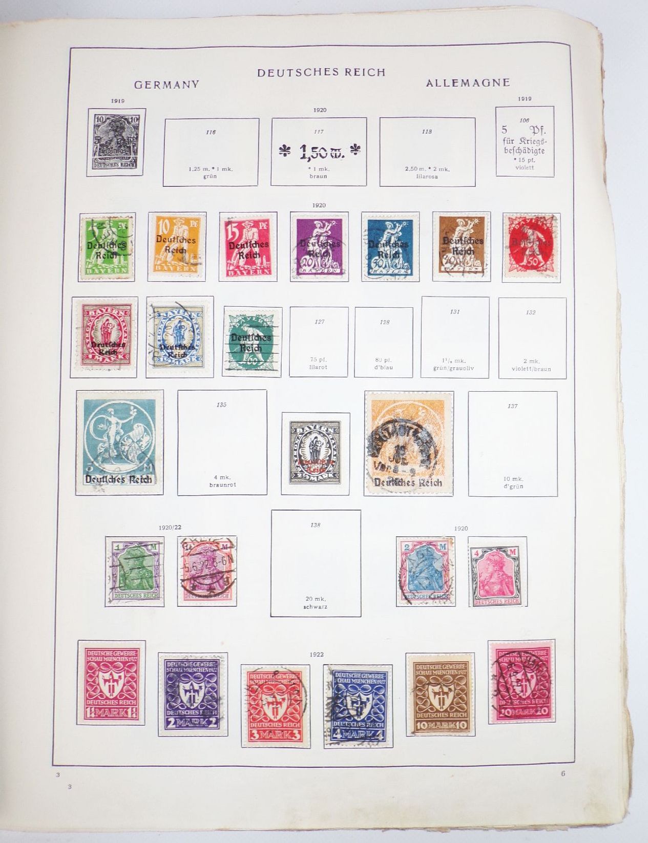 Uriges Schwaneberger Album Deutsches Reich Gebiete Europa Übersee 