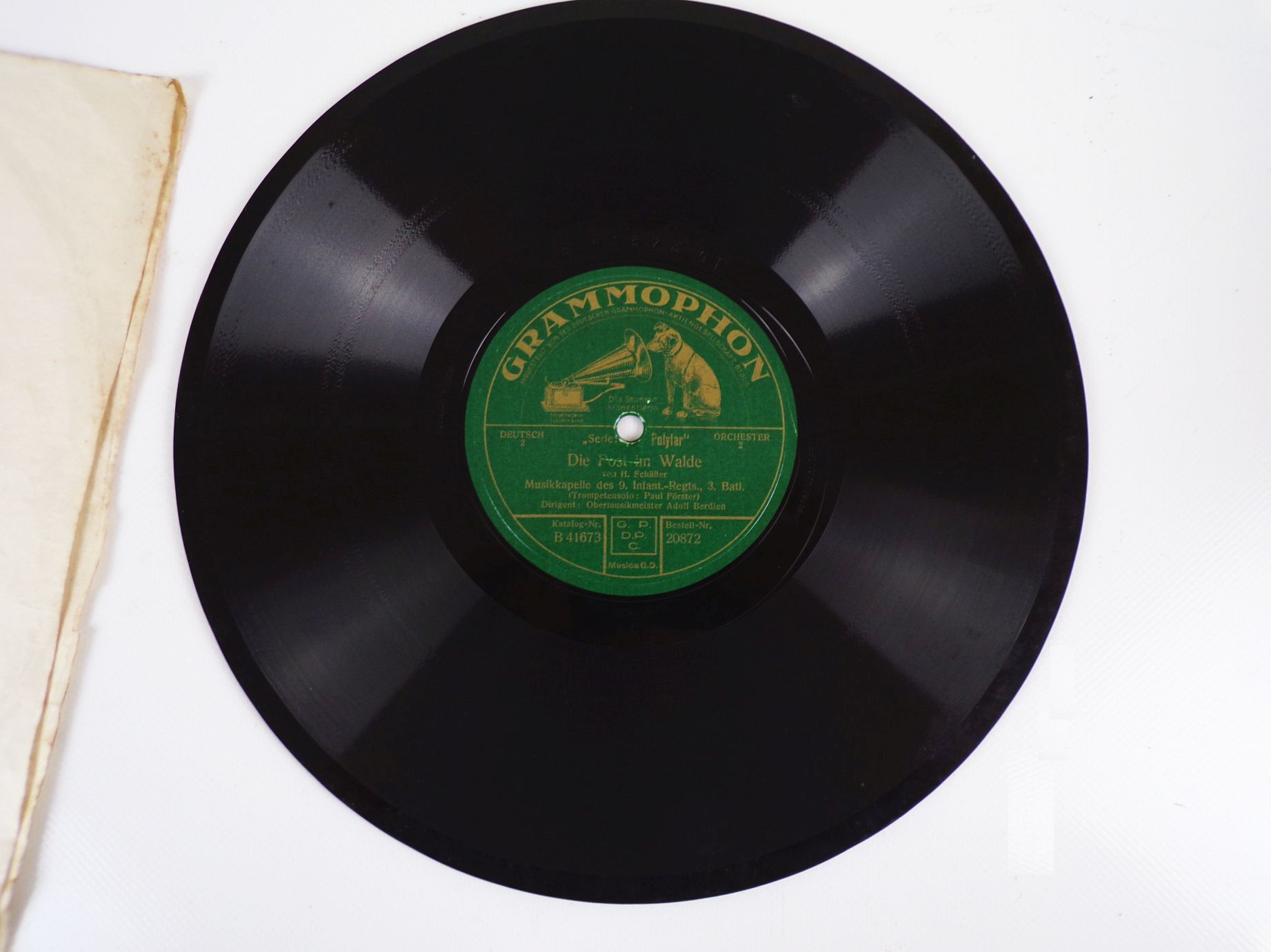 Schellackplatte 3 Bataillon 9 Infanterie Regiment Die Wachtparade kommt 