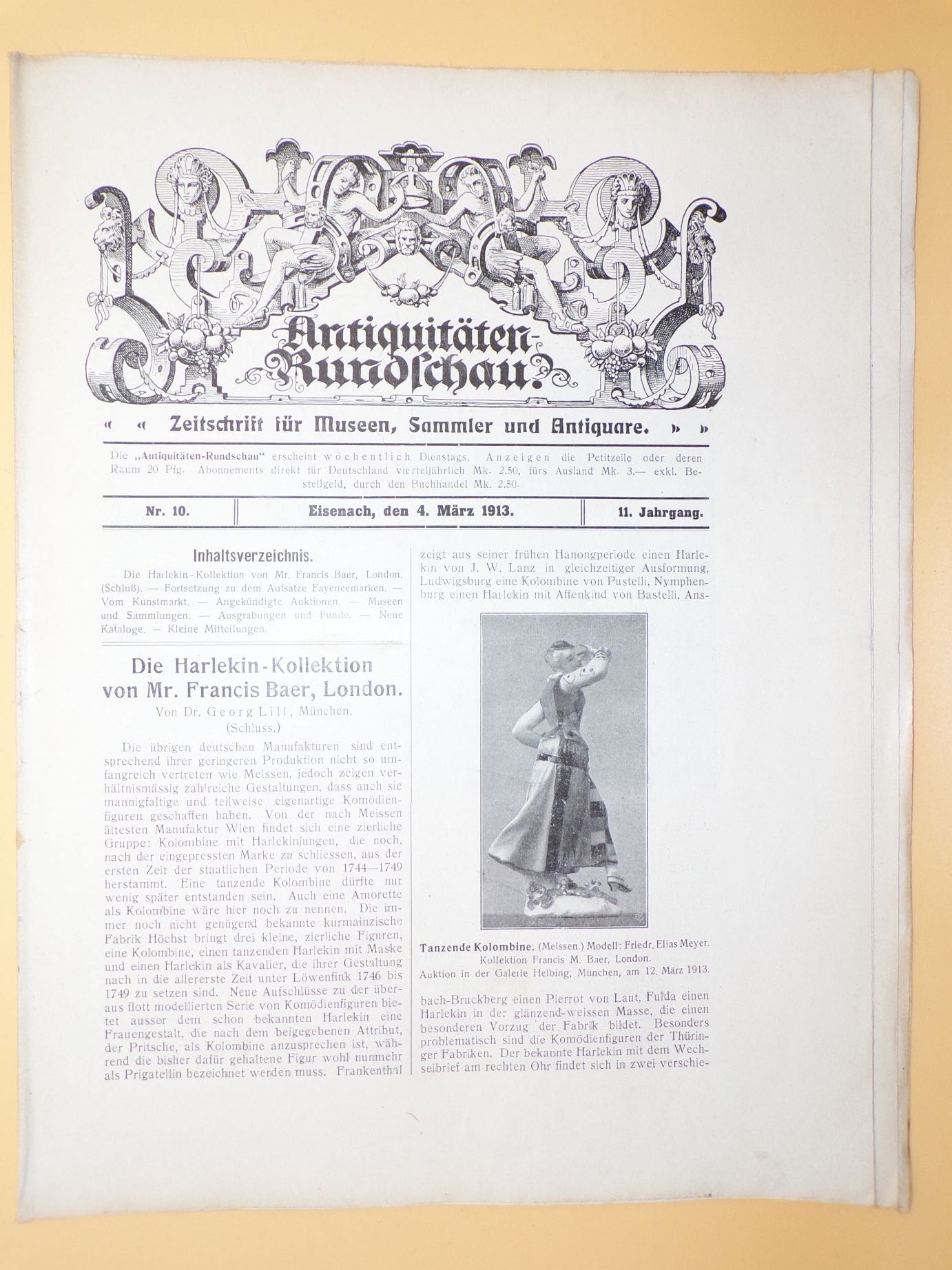 Antiquitäten Rundschau Zeitschrift für Museen Sammler und Antiquare 1913 Antiquitäten Rundschau Zeitschrift für Museen Sammler und Antiquare 1913