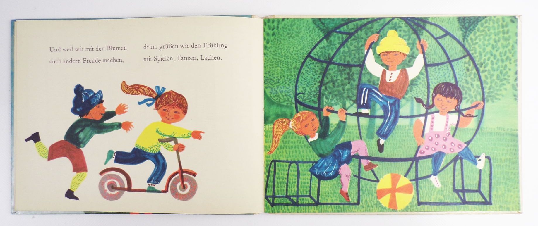 Frühling Herbst Sommer und Winter 1964 DDR Kinderbuch