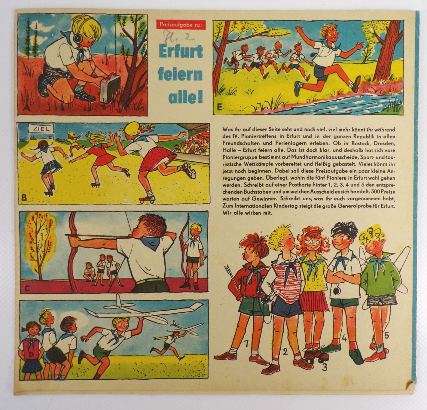 Alte Atze Jahrgang 1961 Nummer 4 Kinder old DDR Zeitschrift 