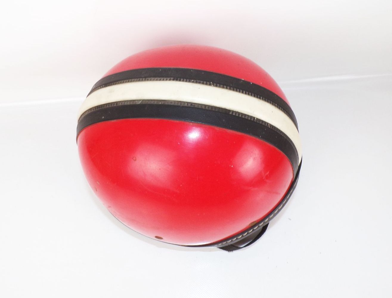 Halbschale Sturzhelm Mopedhelm Größe 55 /56 Sturzhelm Rot DDR 