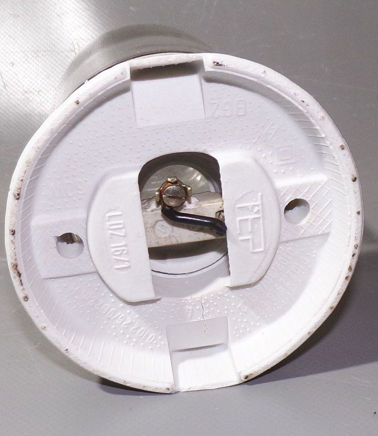 Alte Glaskolbenlampe Porzellan Deckenlampe Leuchte Glas Industrie Design