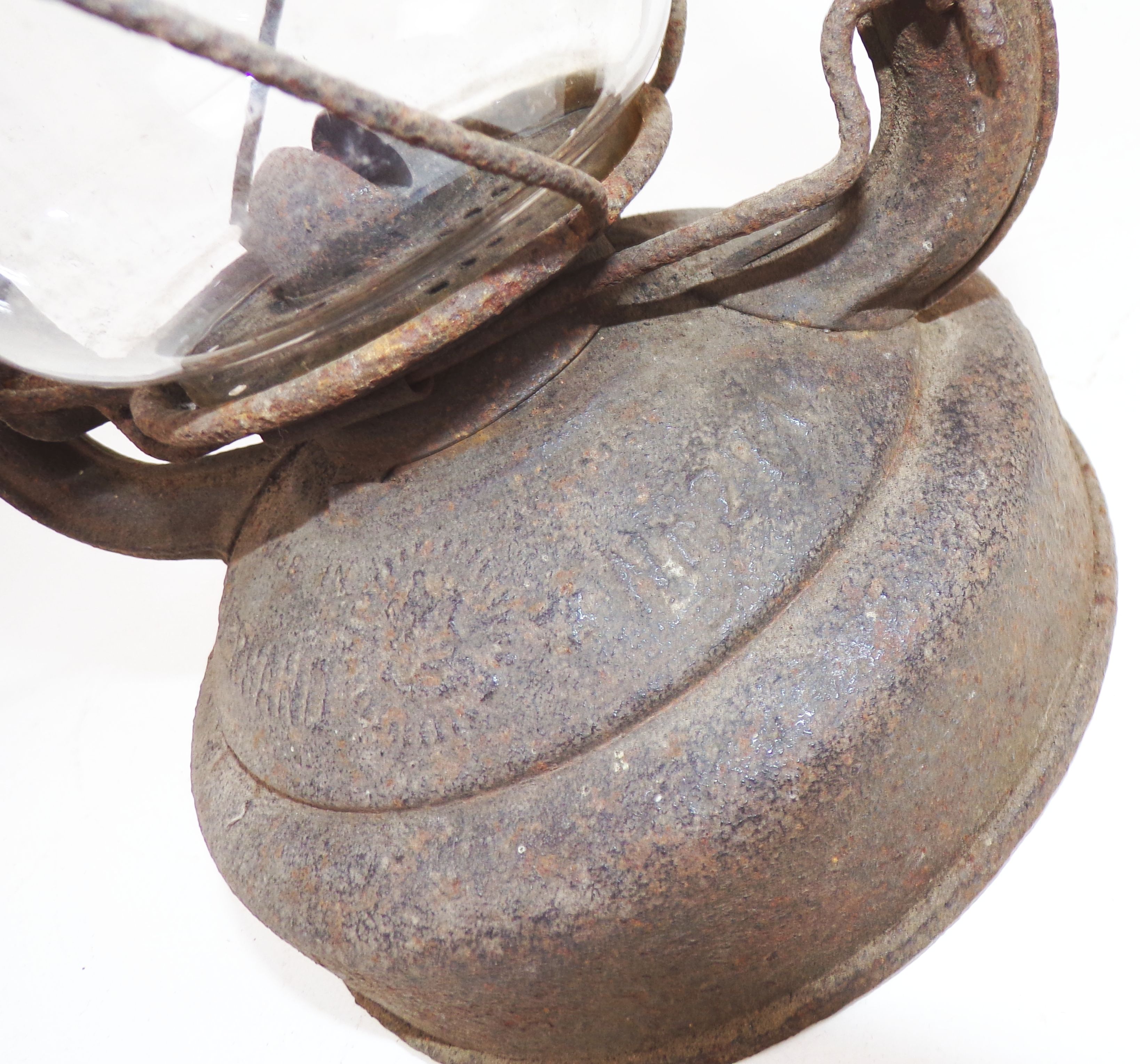 Feuerhand Nr 271 Petroleumlampe Kreis Jerichow mit Feuerhand Glas